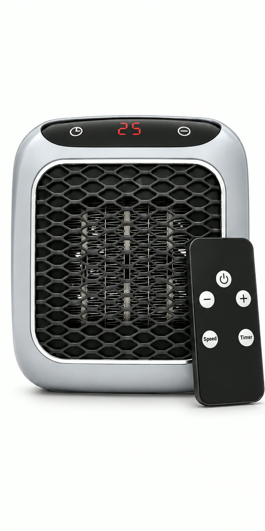 WarmNook Eco Keramik-Heizgerät 800 W mit Fernbedienung und Display